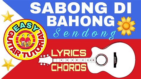 sabong di bahong lyrics and chords